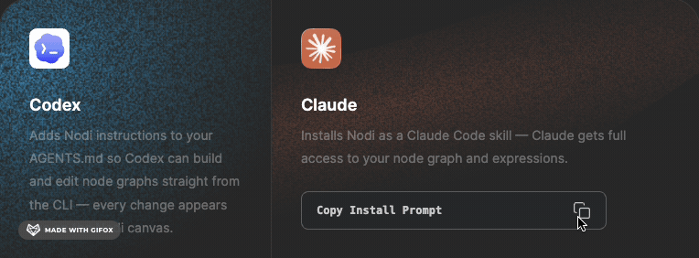 Setup takes a single command